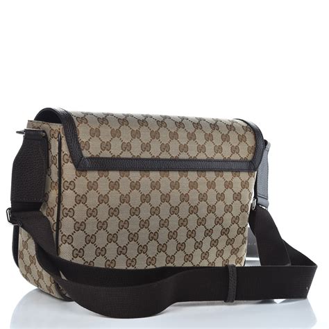 sacoche gucci monogram messenger|Gucci patent Messenger bag.